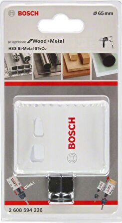 Metal ve Ahşap 65 mm Hss Bi-Metal %8 Kobaltlı Delik Testeresi BOSCH 2608594226